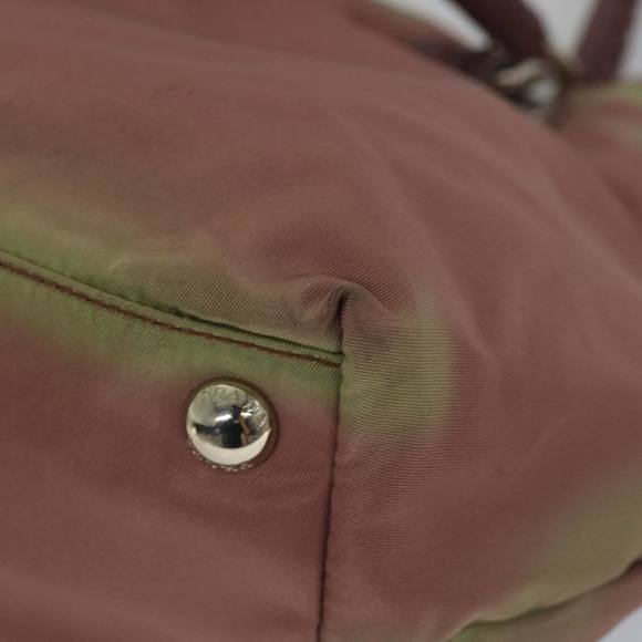 PRADA Hand Bag Nylon Pink Auth am5092 - Picture 15 of 16